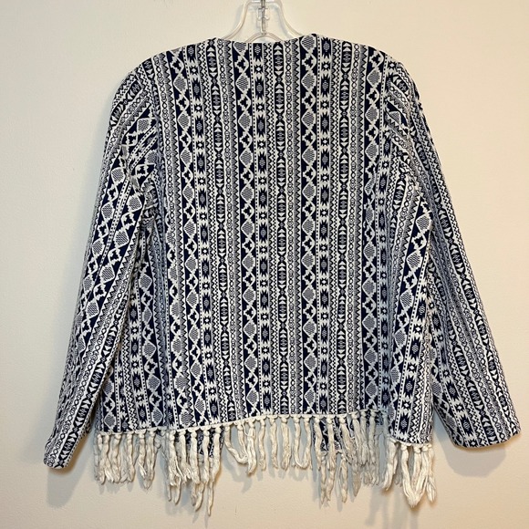 Show Me Your Mumu Jacket Beverly Tassel Blazer  Fringe Aztec XL - Picture 3 of 6